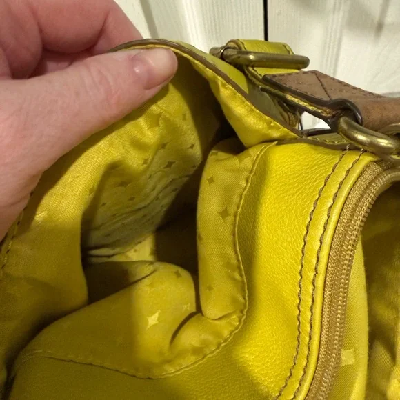 Yellow and Blue FOSSIL pebbleleather Women's Shoulder/Crossbody Bags (set of 2) - Picture 9 of 16